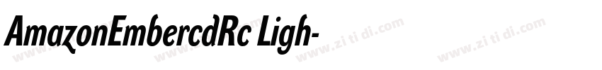 AmazonEmbercdRc Ligh字体转换
